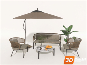Outdoor Sofa Skp Files